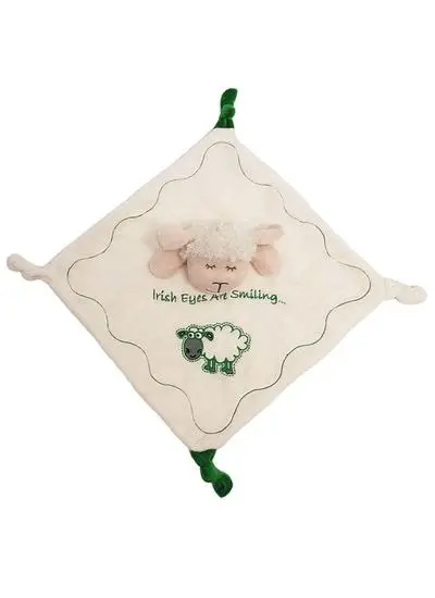 Snuggly Sheep & Shamrock Baby Comforter